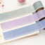 Salt wide grid washi tape Solid color square Decorative material NP-000159 - CHL-STORE 