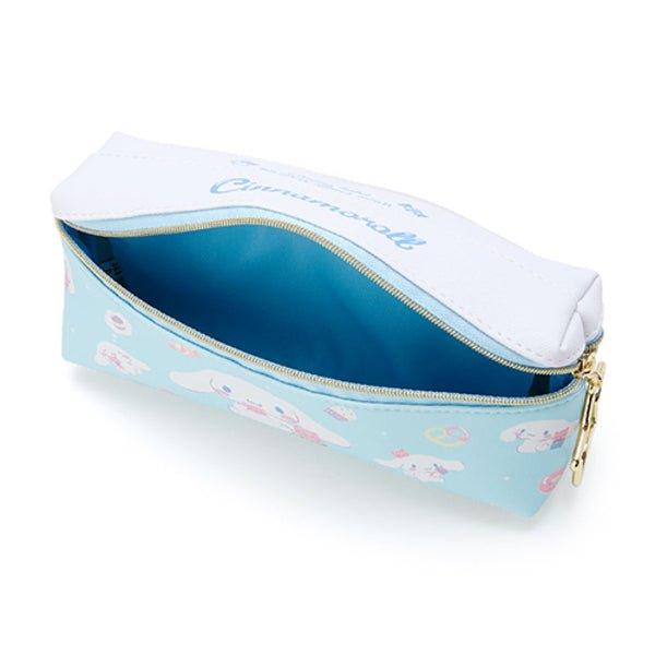 SANRIO Double Leather Pencil Case Melody KIKI & LALA Little twin stars Cinnamoroll Metal Zipper - CHL-STORE 