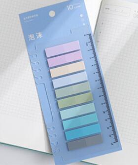 See Eslite Retro Color Index Stickers Notes 200 Sheets Ruler NP-000019 - CHL-STORE 