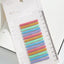 See Eslite Retro Color Index Stickers Notes 200 Sheets Ruler NP-000019 - CHL-STORE 