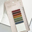 See Eslite Retro Color Index Stickers Notes 200 Sheets Ruler NP-000019 - CHL-STORE 