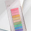 See Eslite Retro Color Index Stickers Notes 200 Sheets Ruler NP-000019 - CHL-STORE 