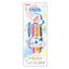 SHOWA NOTE X ZEBRA SARASA 0.5MM Gel Pen 4 Color Set Pikachu Doraemon Set - CHL-STORE 