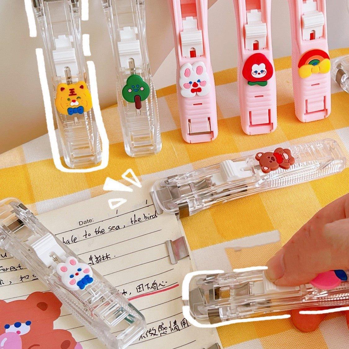 Simple and transparent multi-purpose punch-free binding pusher supplementary clip (50 pieces) NP-070046 - CHL-STORE 