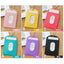 Simple Candy Color Leather Card Holder ID Holder Easy Card Holder Casual Storage Clip Key Ring NP-H7TAF-904 - CHL-STORE 