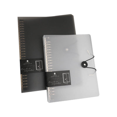 Simple detachable button ring loose-leaf book A5 B5 pp shell horizontal line inner core NP-030049 - CHL-STORE 
