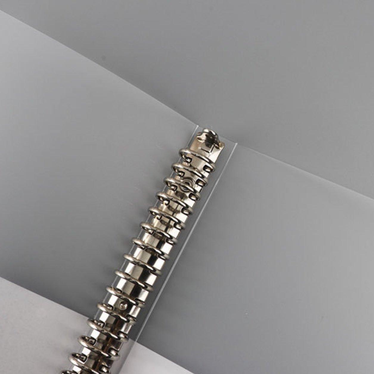 Simple detachable button ring loose-leaf book A5 B5 pp shell horizontal line inner core NP-030049 - CHL-STORE 