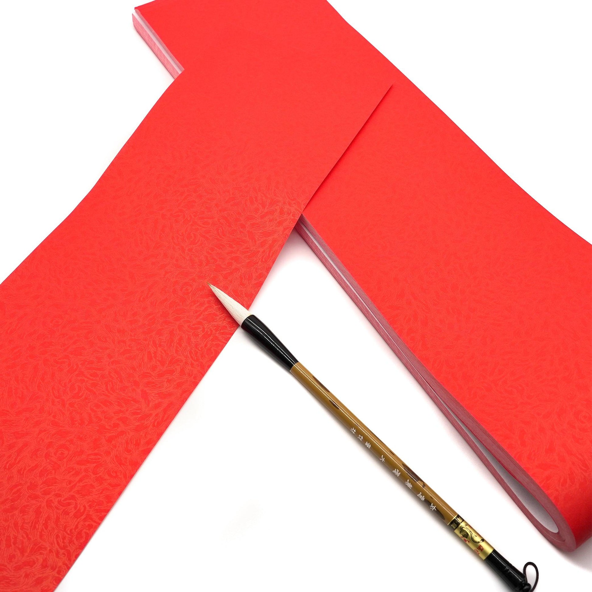 Spring Festival couplets on red paper, Chinese style couplets, calligraphy, festivals, decorations, blessings 5K 10 pieces NP-050027 - CHL-STORE 