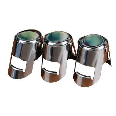 Stainless Steel Double Button Wine Stopper LI-030002 - CHL-STORE 