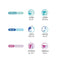 Stamp Color Changing PILOT ILMILY COLOR TWO COLOR New Arrival Multicolor Friction Disappearing Student Girl Creative School Office Stationery Art SPIL15S - CHL-STORE 