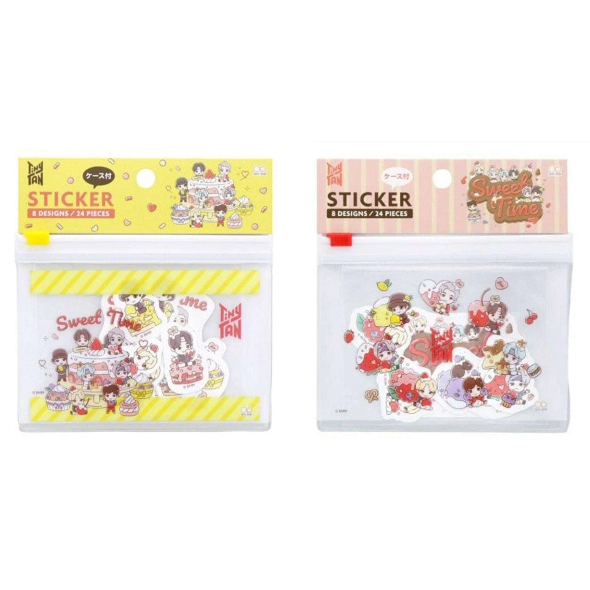 Sticker SUN-STAR BTS BTS Sticker TinyTAN Part 2 Decorative Sticker Pack SWEET TIME Celebrity Collection Teen Student School Stationery S85846 - CHL-STORE 