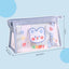 Storage Bag Cosmetics Pen Pencil Transparent Large Capacity Japanese Triangle Creative Stationery Office Student Multifunctional Youth Durable Portable NP-020038 - CHL-STORE 