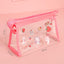 Storage Bag Cosmetics Pen Pencil Transparent Large Capacity Japanese Triangle Creative Stationery Office Student Multifunctional Youth Durable Portable NP-020038 - CHL-STORE 