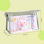 Storage Bag Cosmetics Pen Pencil Transparent Large Capacity Japanese Triangle Creative Stationery Office Student Multifunctional Youth Durable Portable NP-020038 - CHL-STORE 
