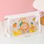 Storage Bag Cosmetics Pen Pencil Transparent Large Capacity Japanese Triangle Creative Stationery Office Student Multifunctional Youth Durable Portable NP-020038 - CHL-STORE 
