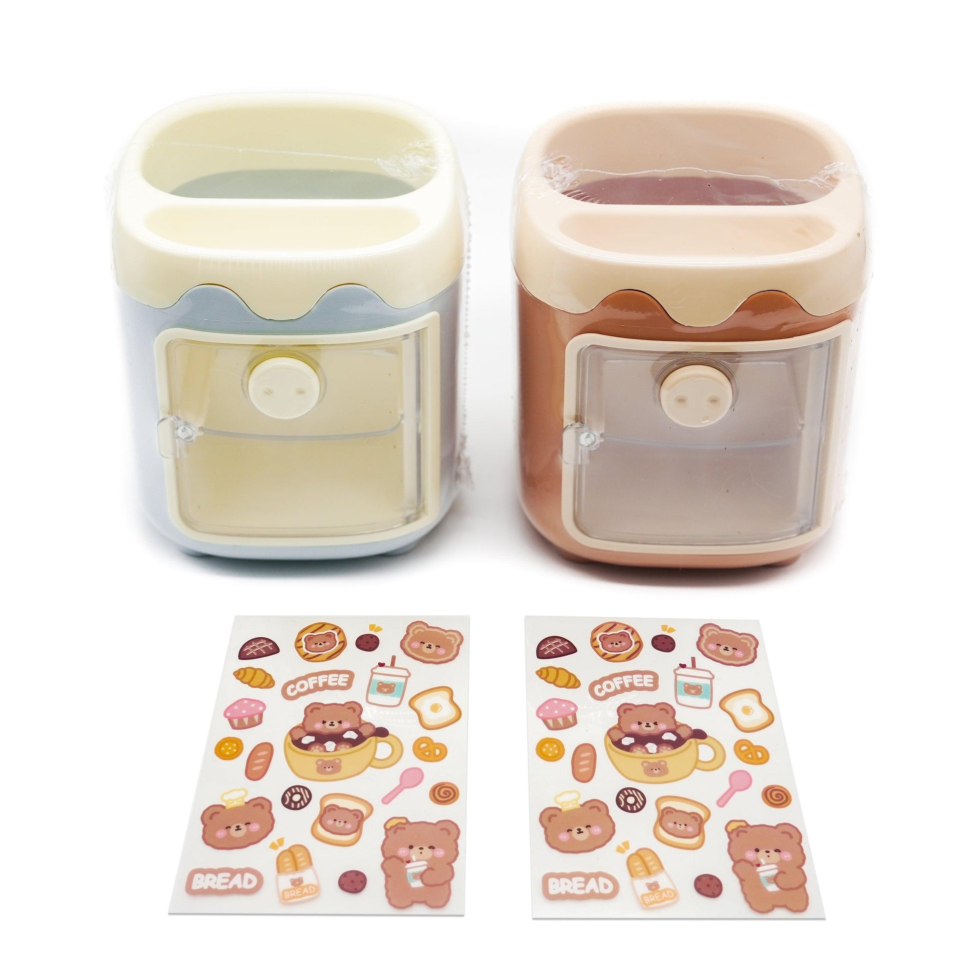 Storage box multifunctional pen holder container cosmetics accessories small drawer large capacity creative stationery cartoon office student NP-020037 - CHL-STORE 