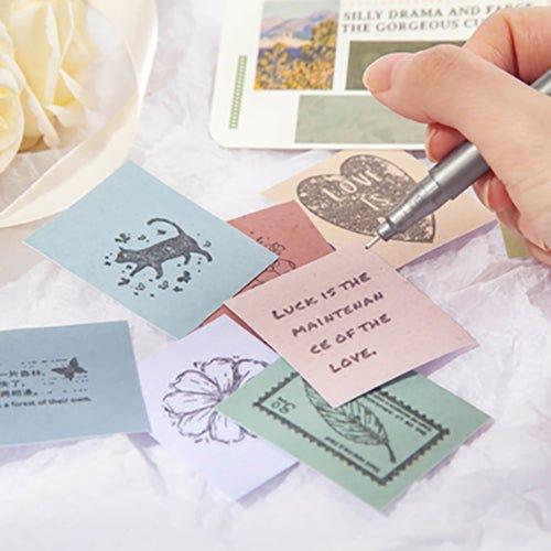 Strange and paper sticker book Japanese style series stripes tearable material stickers NP-000114 - CHL-STORE 