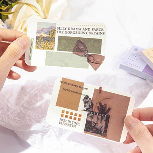 Strange and paper sticker book Japanese style series stripes tearable material stickers NP-000114 - CHL-STORE 