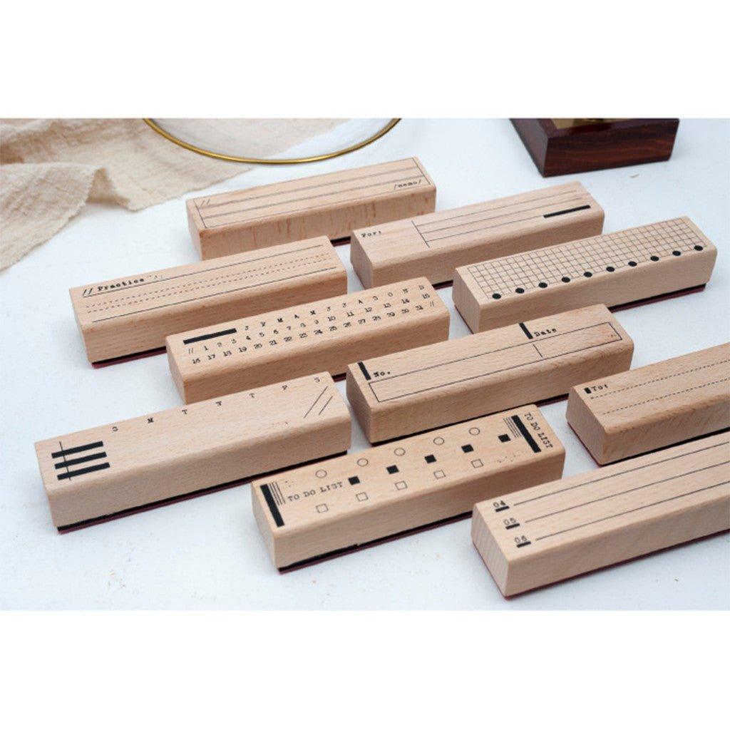 Strangeland Functional Stamp Evolving Memory Wooden Stamp Stamp List Memo NP-H7TYI-601 - CHL-STORE 
