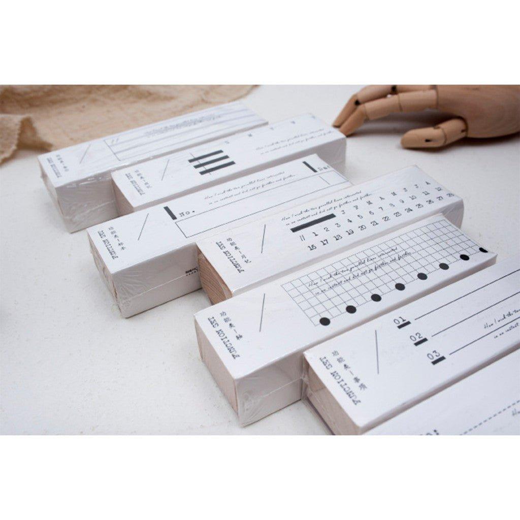 Strangeland Functional Stamp Evolving Memory Wooden Stamp Stamp List Memo NP-H7TYI-601 - CHL-STORE 