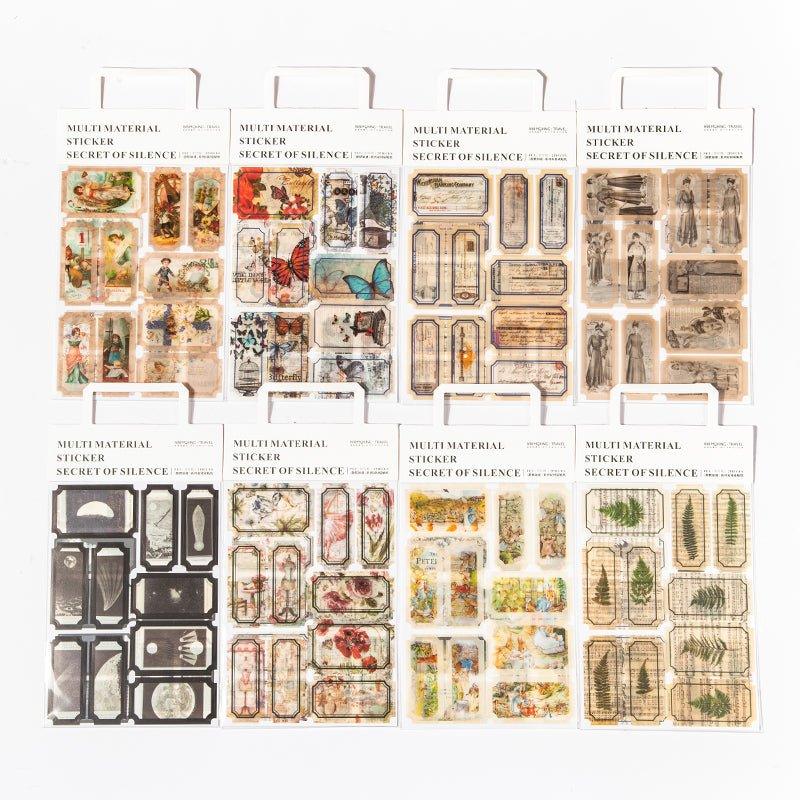 Strangerland PET Stickers Silence as a Mystery Series Retro Styling Stickers Decoration NP-000117 - CHL-STORE 