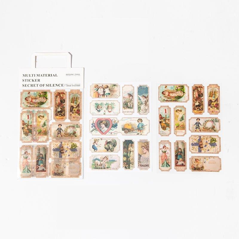 Strangerland PET Stickers Silence as a Mystery Series Retro Styling Stickers Decoration NP-000117 - CHL-STORE 