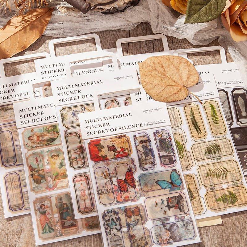 Strangerland PET Stickers Silence as a Mystery Series Retro Styling Stickers Decoration NP-000117 - CHL-STORE 