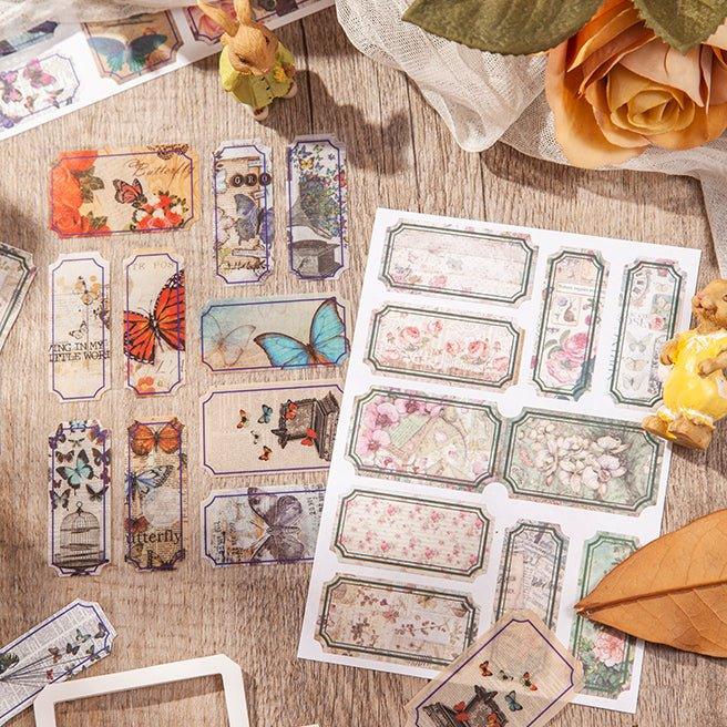 Strangerland PET Stickers Silence as a Mystery Series Retro Styling Stickers Decoration NP-000117 - CHL-STORE 