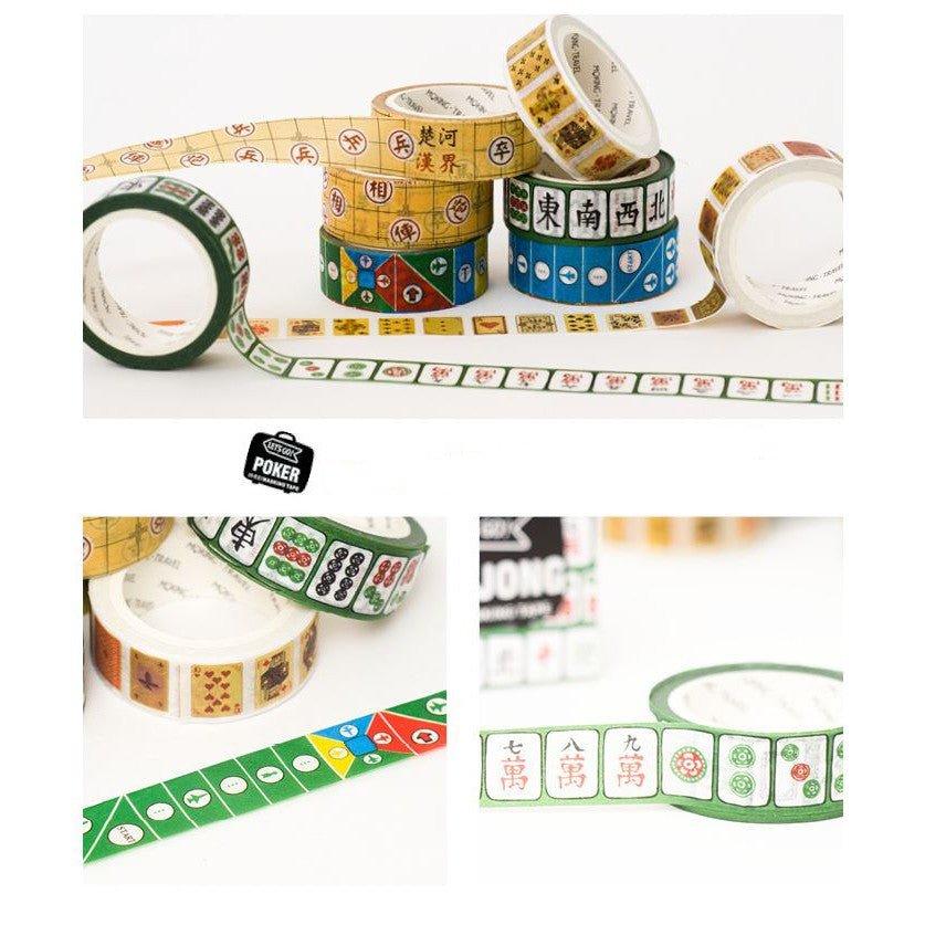 Strangerland Travel Four Treasures Series Travel Photos Text Travel Log Style Blue Line Washi Tape Paper Tape NP-H7TGI-012 - CHL-STORE 