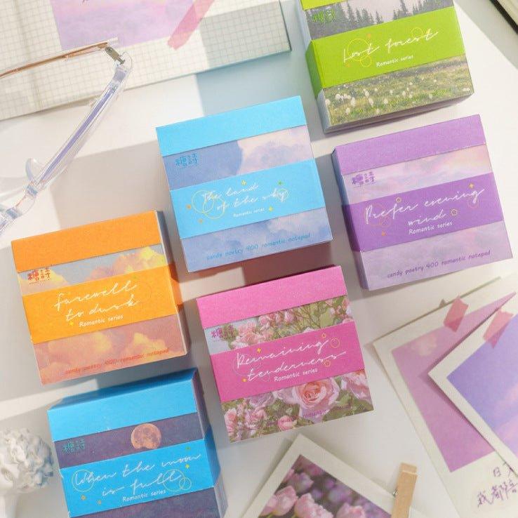 Sugar Poems Nature Series Beautiful Scenery Materials Notebooks 400 Sheets NP-030080 - CHL-STORE 
