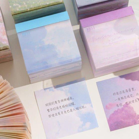 Sugar Poems Nature Series Beautiful Scenery Materials Notebooks 400 Sheets NP-030080 - CHL-STORE 