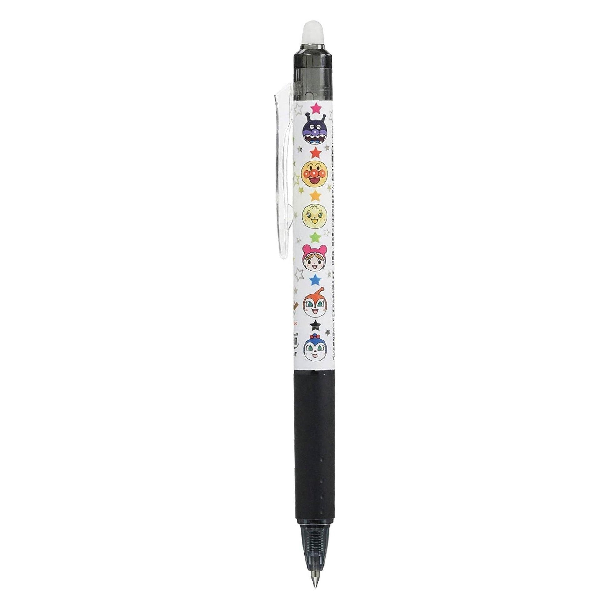 Sun-star 2070010A ANPANMAN Erase Pen 0.5mm Black Gel Pen Eraseable Pen - CHL-STORE 