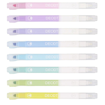 SUN-STAR DECOT- double-headed highlighter reverse white pen S45418 - CHL-STORE 