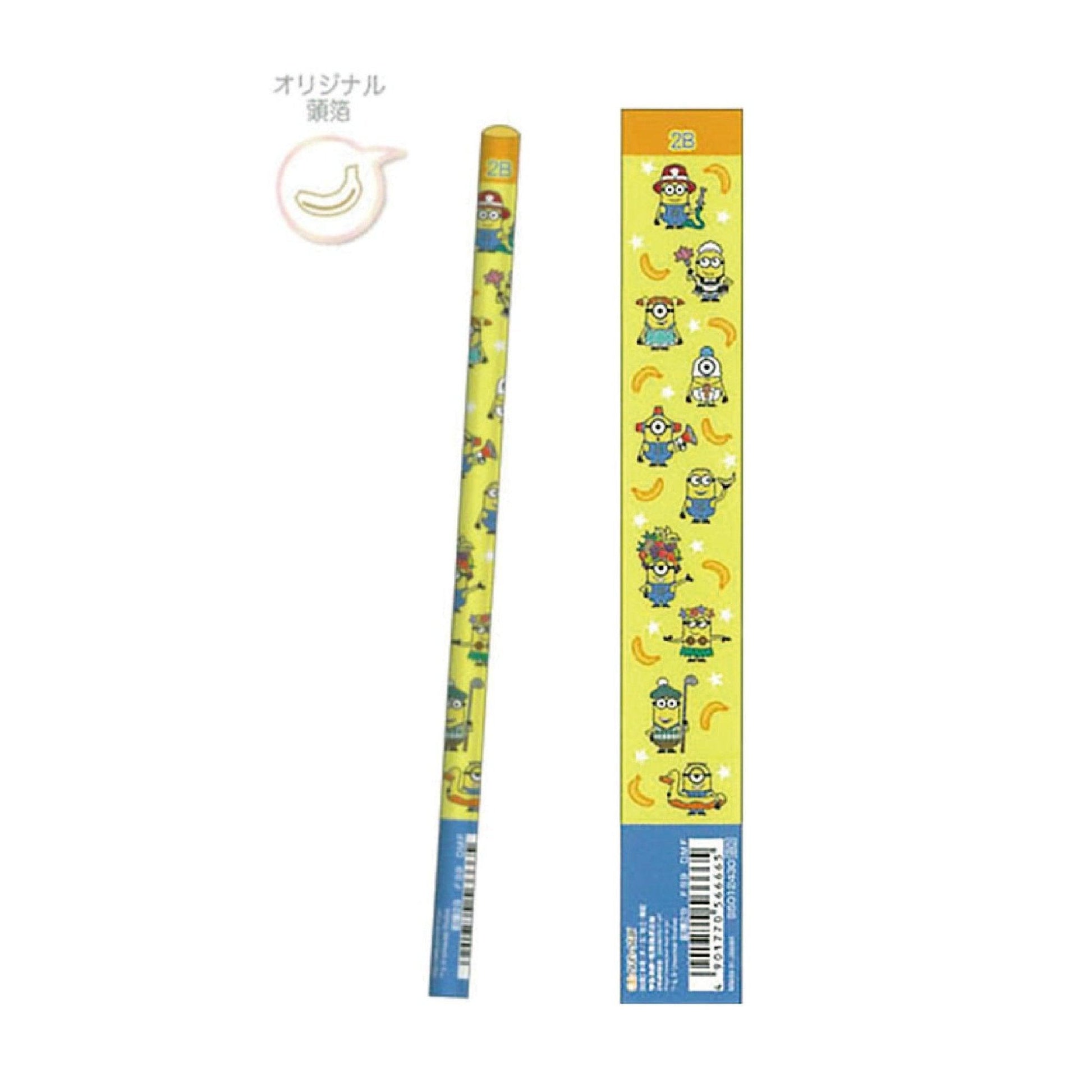 SUN-STAR Fancy Style Series Minions Pencil B Pencil 2B Wooden Pencil Children's Pencil - CHL-STORE 
