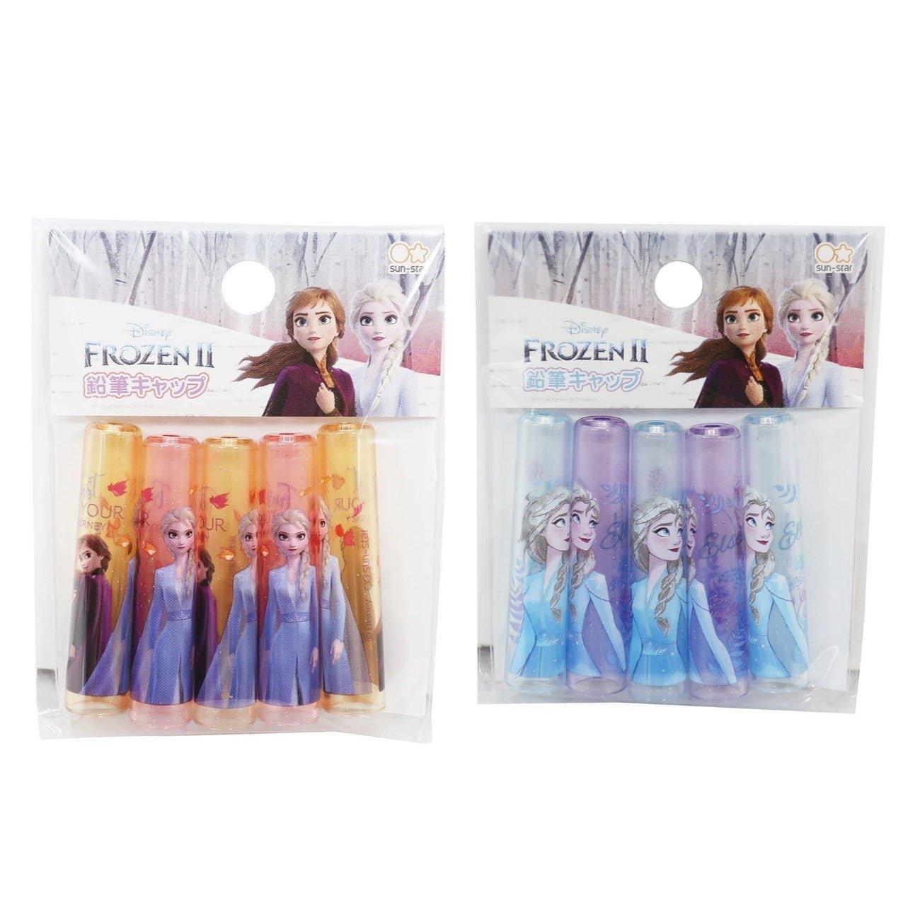 Sun-Star Frozen 2 5pcs Pencil Cap Pen Cap Pencil Cover Wooden Pencil Anna Elsa - CHL-STORE 