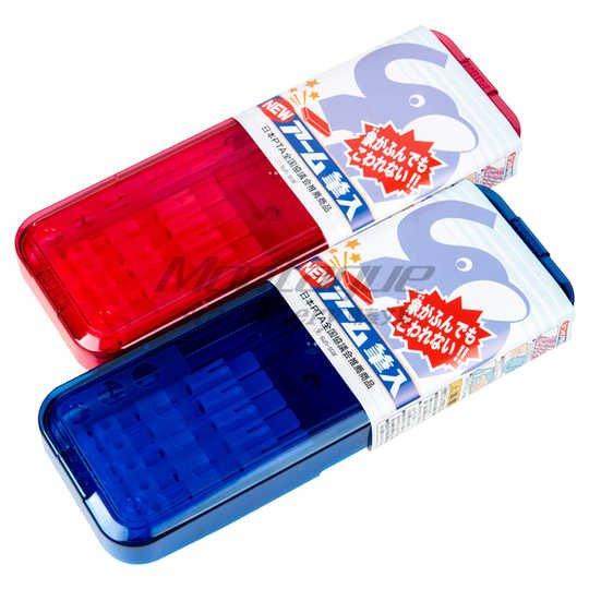 Sun Star S1000 Elephant Childlike Strong and Durable Storage Japanese-made Transparent Pencil Box Unbreakable Pencil Box Pencil Case - CHL-STORE 
