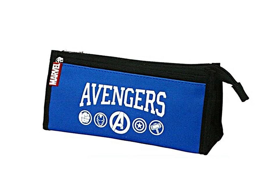 Sun-Star S1416740	MARVEL Triangle Pencil Case Pencil Bag Blue - CHL-STORE 