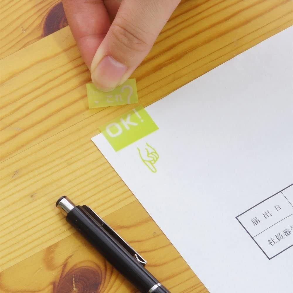 Sun-Star S280 Piri-it 4 bullet note Two-stage note sticker N-time sticker MEMO sticky note label sticker - CHL-STORE 