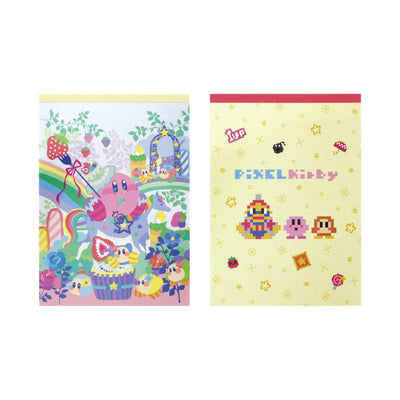 SUN-STAR S28343 Kirby A6 MEMO 100 Pieces Color Party 8bit Pink Yellow - CHL-STORE 