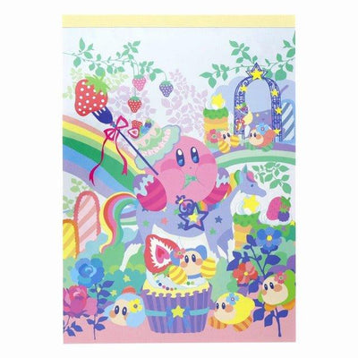 SUN-STAR S28343 Kirby A6 MEMO 100 Pieces Color Party 8bit Pink Yellow - CHL-STORE 