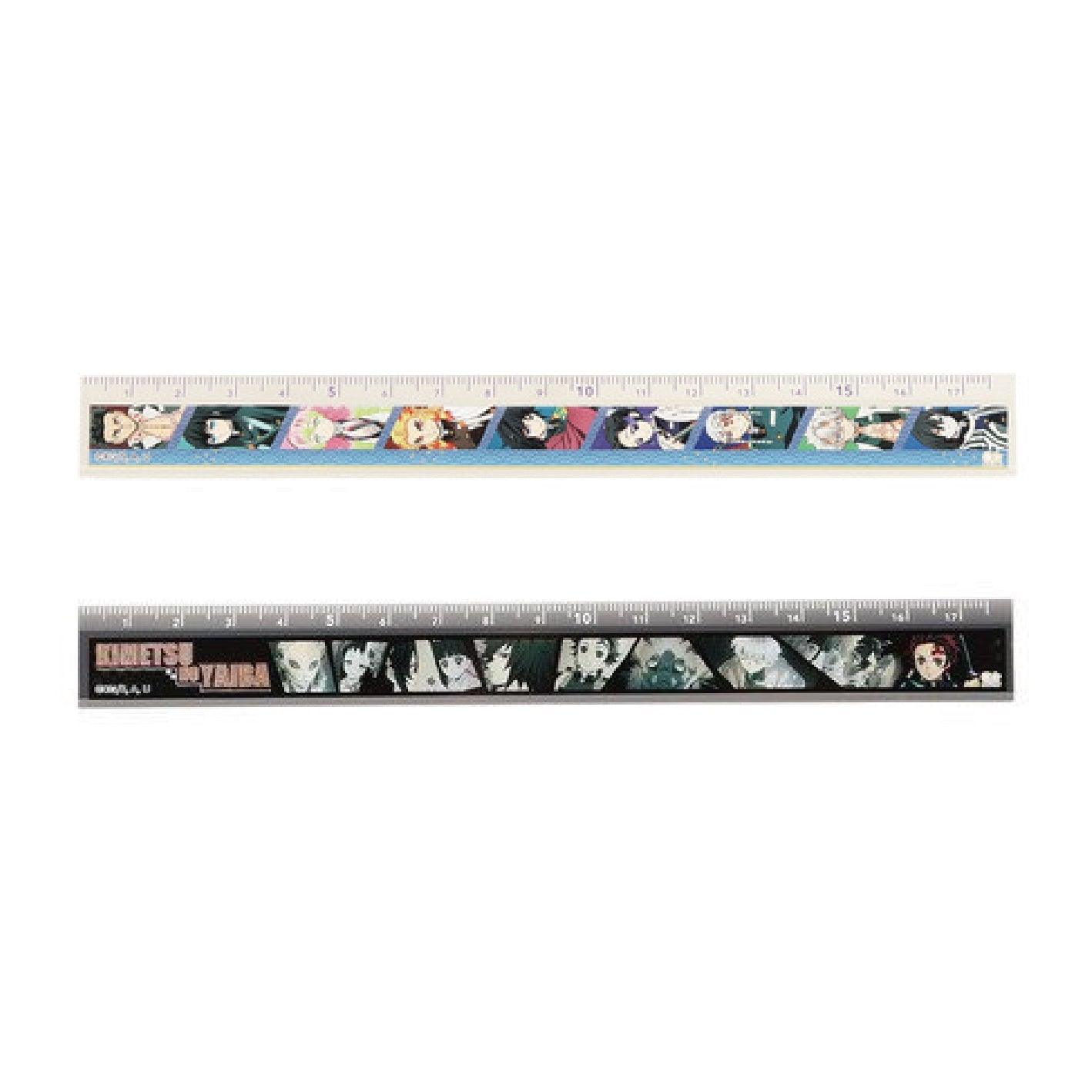 Sun-Star S40106 Anime Manga Joint Limited Demon Slayer: Kimetsu No Yaiba Ruler Black White - CHL-STORE 