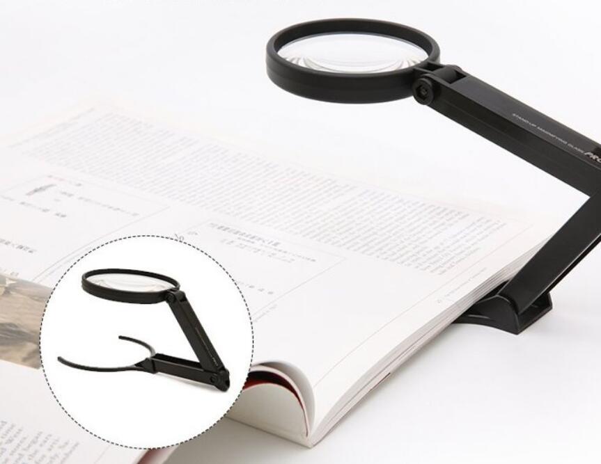 Sun-star S40605 Magnifier 50mm 75mm Reading Stand Magnifier Black - CHL-STORE 