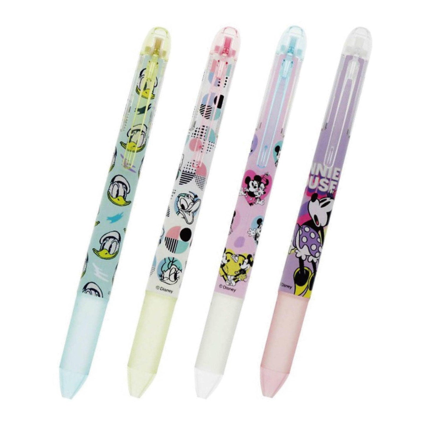 SUN-STAR S4648 HI-TEC-C COLETO Disney Mickey Minnie Four-color Pen Case Pen Body Pen Case Pen Tube Mickey Shape 0.4MM Refill - CHL-STORE 