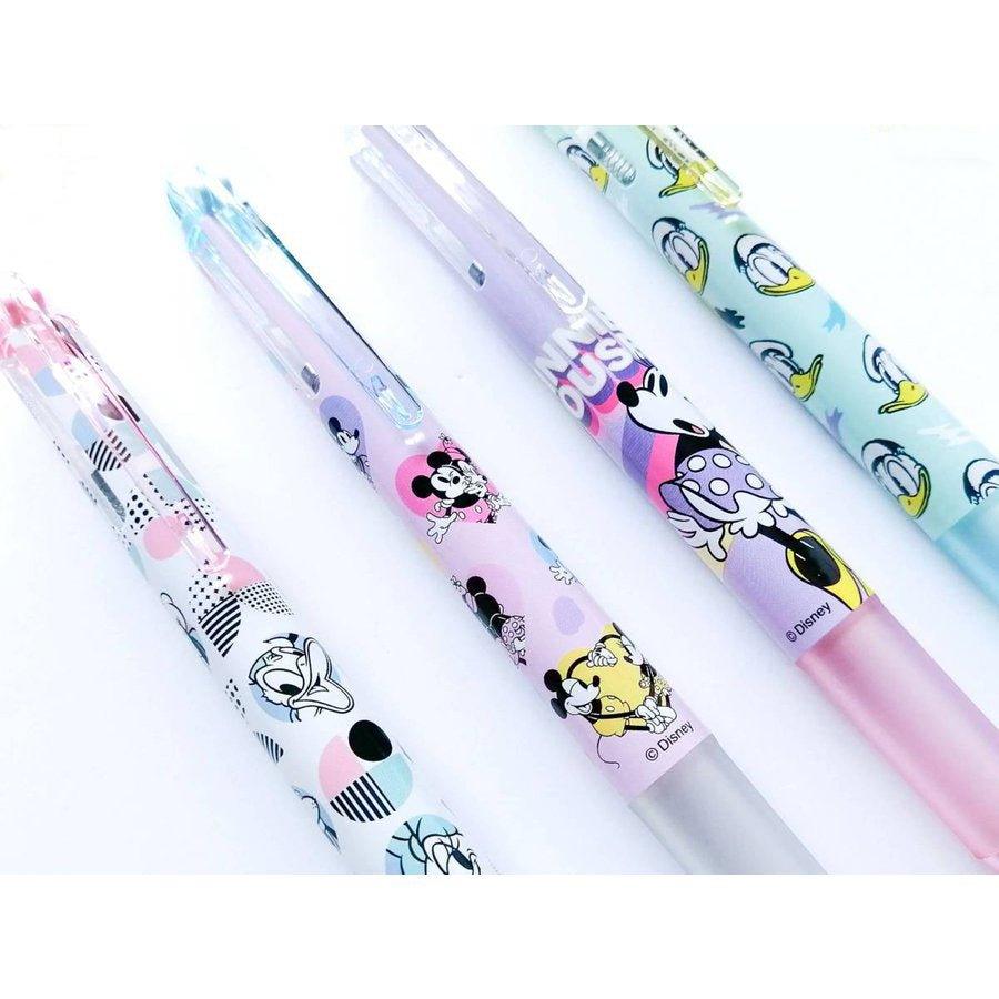 SUN-STAR S4648 HI-TEC-C COLETO Disney Mickey Minnie Four-color Pen Case Pen Body Pen Case Pen Tube Mickey Shape 0.4MM Refill - CHL-STORE 