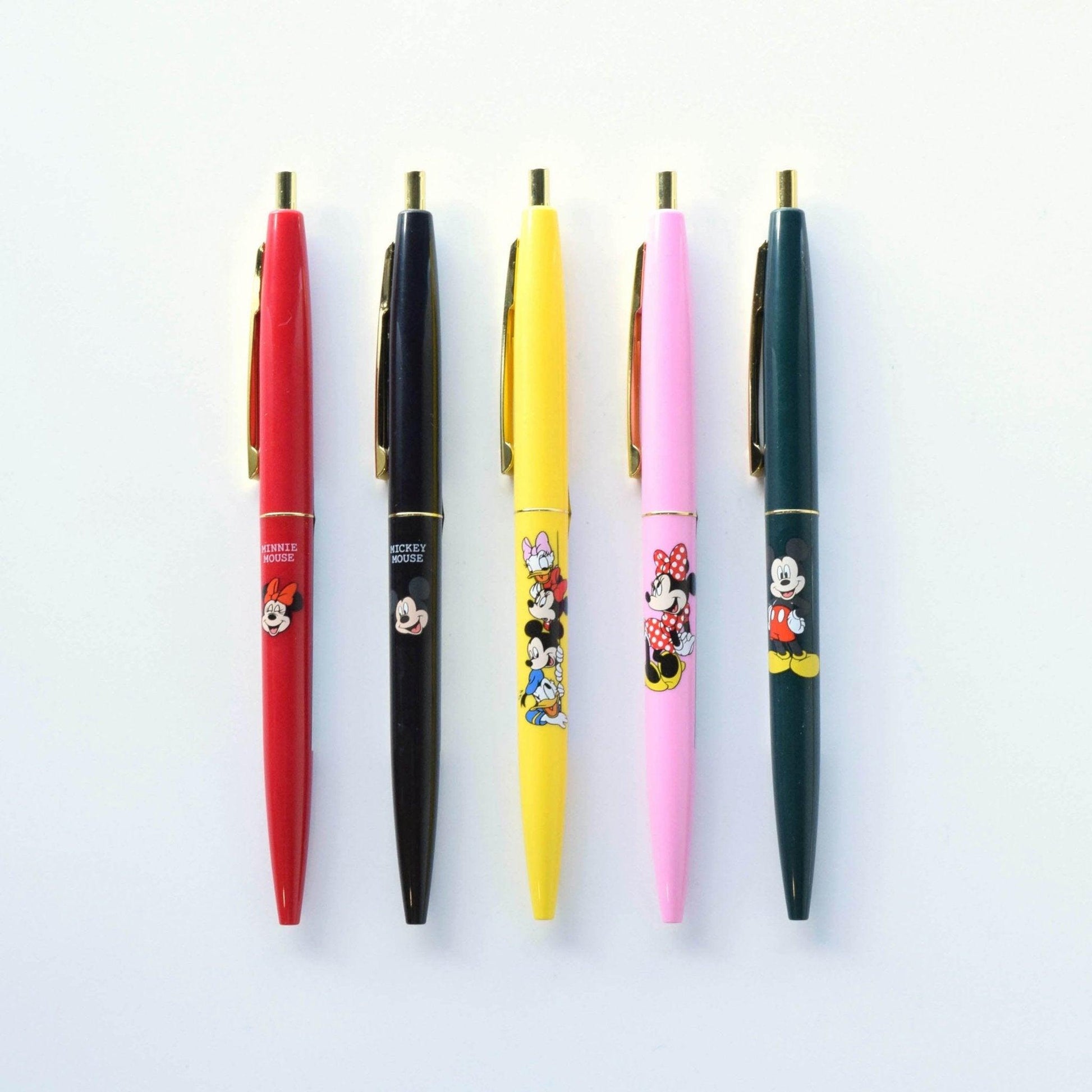SUN-STAR x BIC S46492 Disney 0.5MM black ink ballpoint pen Mickey Minnie joint - CHL-STORE 