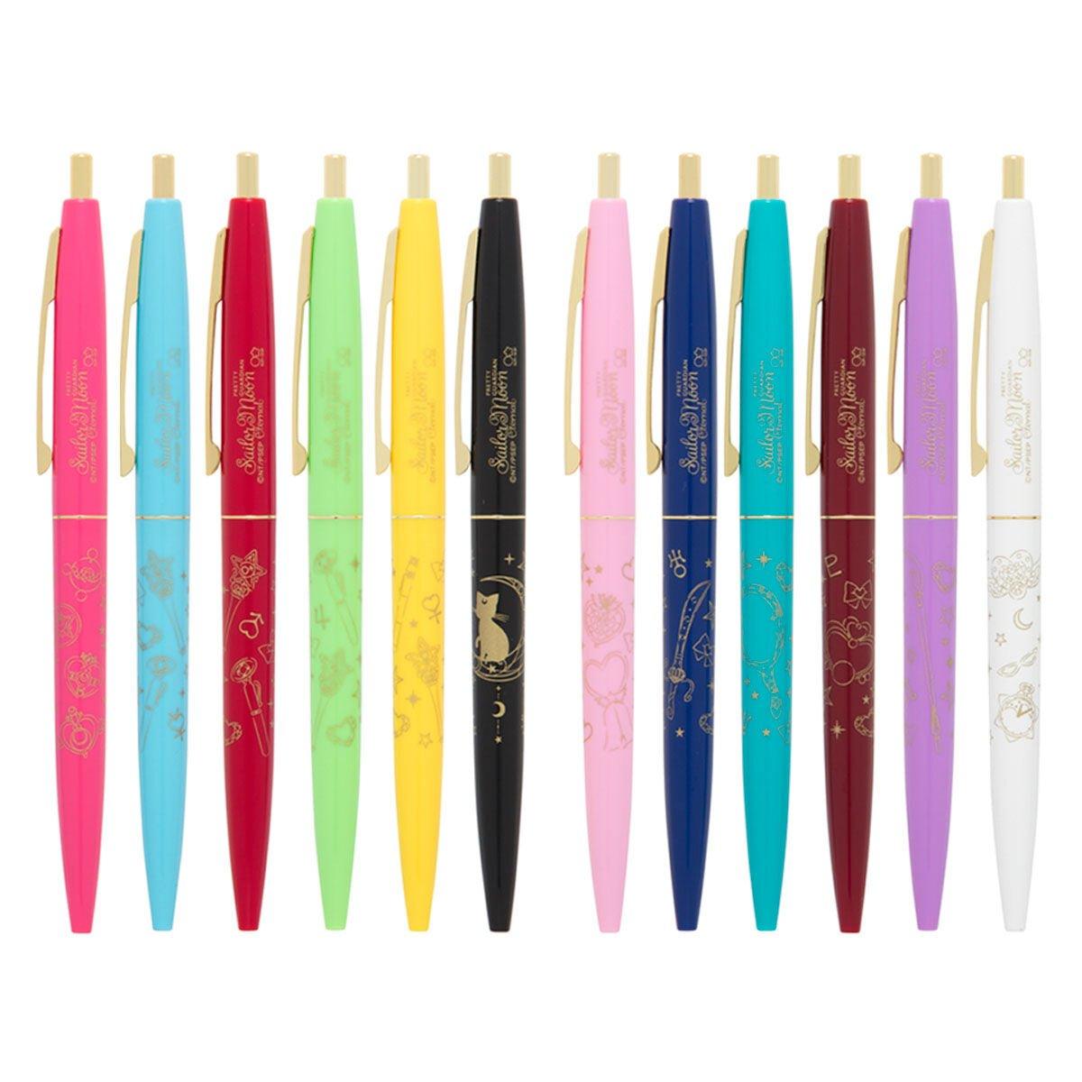 Sun-star x BIC S46507 CLIC GOLD Sailor Moon 0.5mm Black Ink Oily Pen Modeling Oily Pen - CHL-STORE 