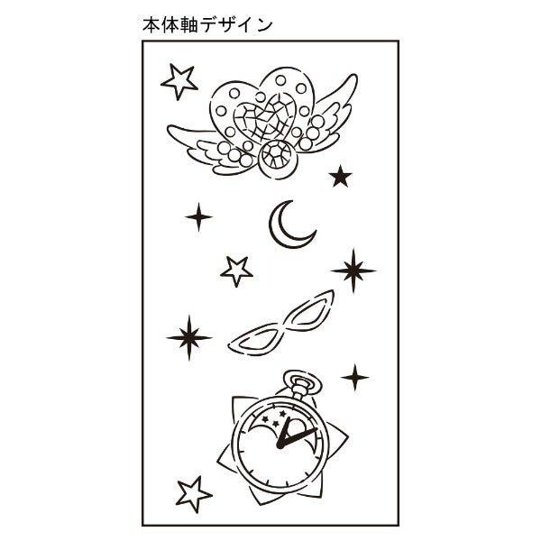 Sun-star x BIC S46507 CLIC GOLD Sailor Moon 0.5mm Black Ink Oily Pen Modeling Oily Pen - CHL-STORE 