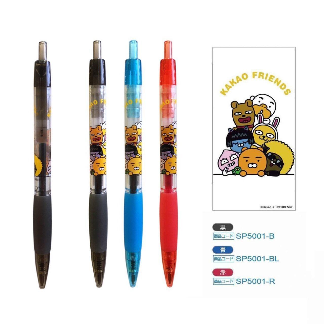 Sun-Star x CHL SP5001 limited Korean popular character gel pen Kakao Friends Shiba Inu Tempura Ryan Peach - CHL-STORE 