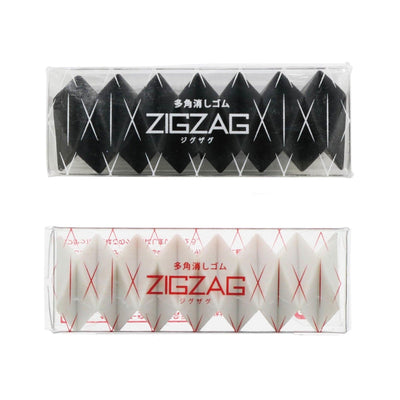 SUN-STAR ZIGZAG multi-angle eraser sharp corner design eraser green eraser white model black model - CHL-STORE 