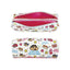 T'S FACTORY KS-552381 Crayon Shinchan Pattern 2+1 Soft Leather Double Layer Good Storage Dot Matrix Retro Pencil Case - CHL-STORE 